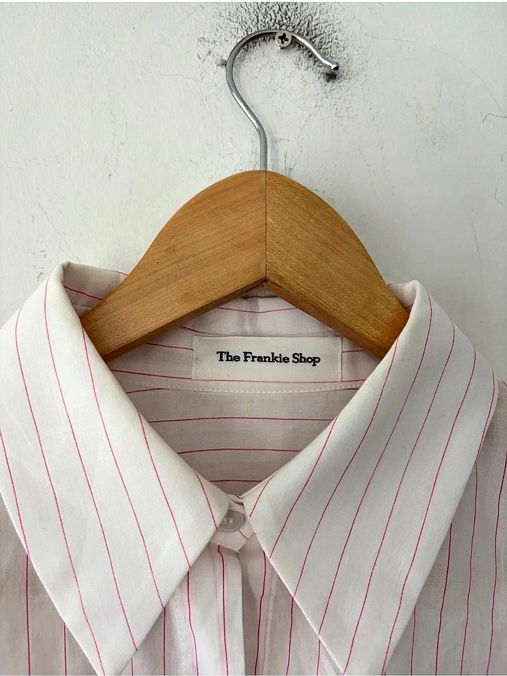 The Frankie Shop Striped Oversize Button Down Shirt Size L - Picture 2 of 7